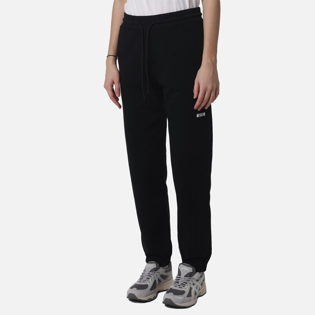 MSGM Женские брюки MSGM Micrologo Print Cotton