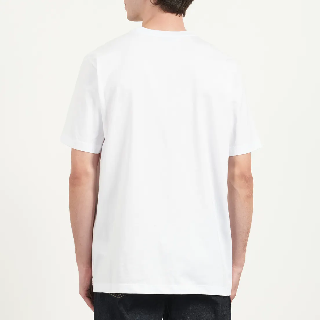 MSGM Мужская футболка Micrologo Basic Crew Neck