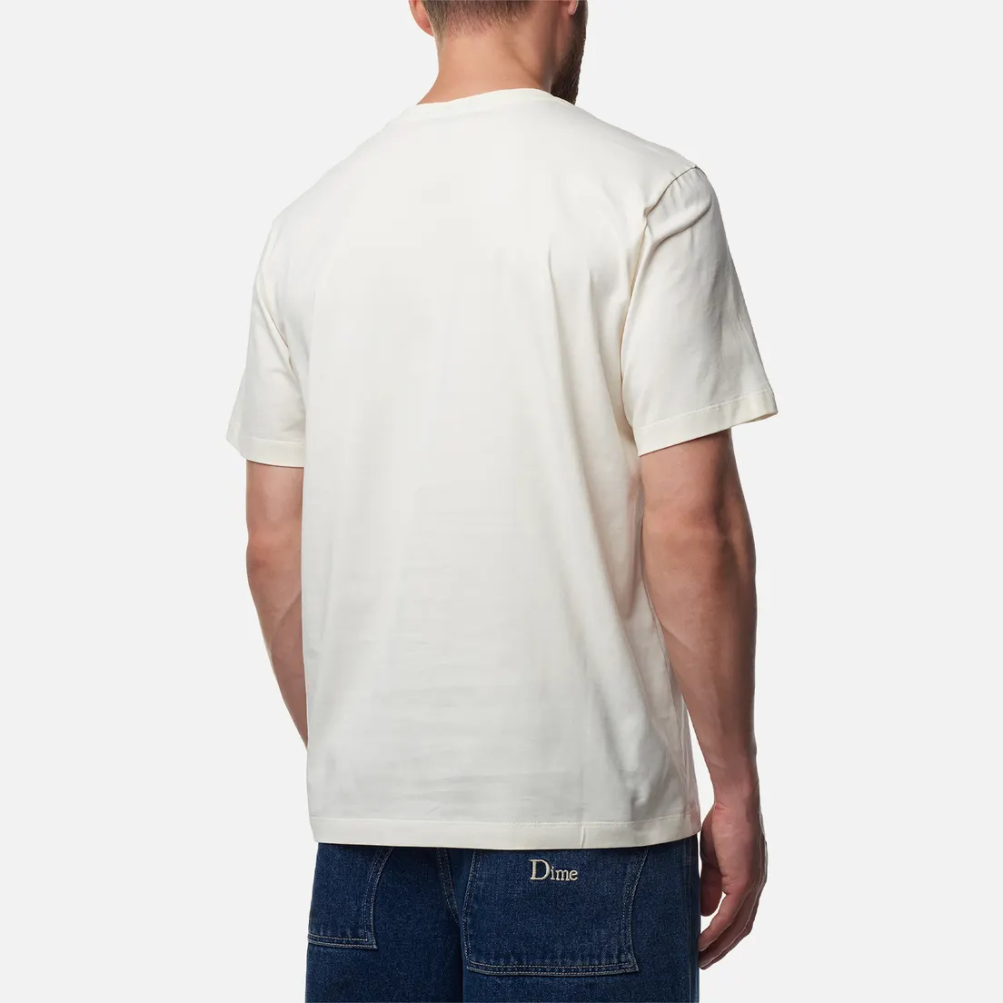MSGM Мужская футболка Micrologo Basic Crew Neck
