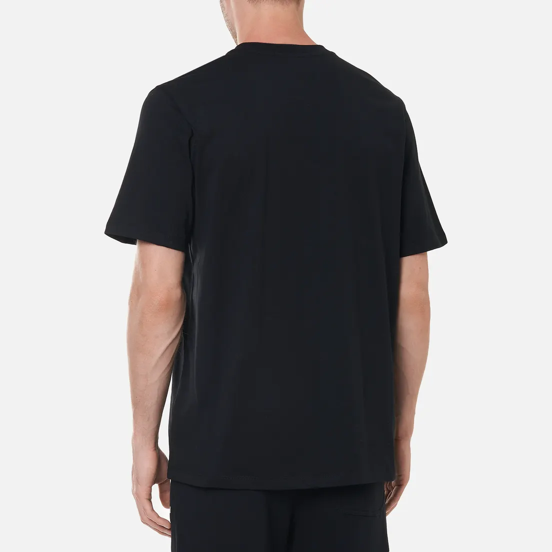 MSGM Мужская футболка Micrologo Basic Crew Neck