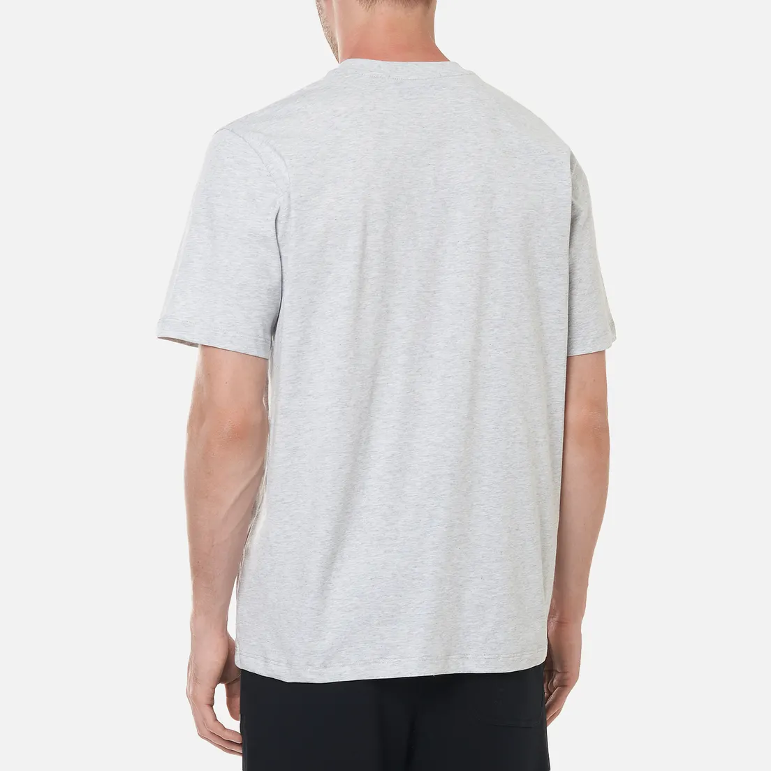 MSGM Мужская футболка Micrologo Basic Crew Neck