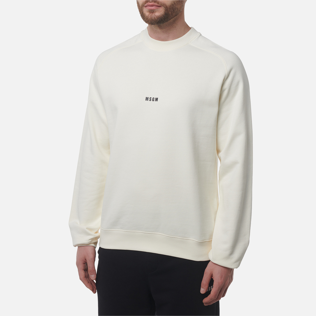MSGM Мужская толстовка MSGM Micrologo Print