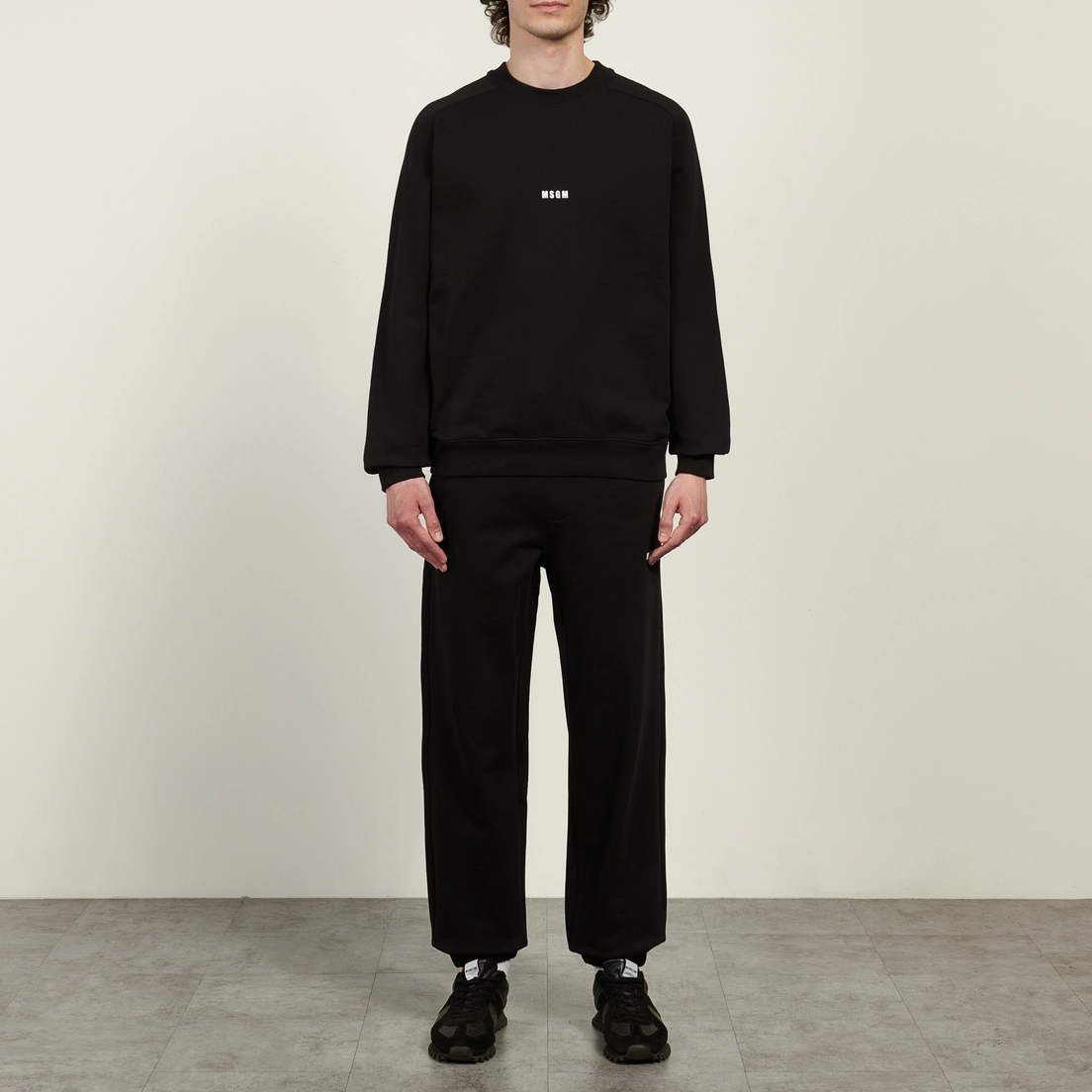 MSGM Мужская толстовка MSGM Micrologo Print