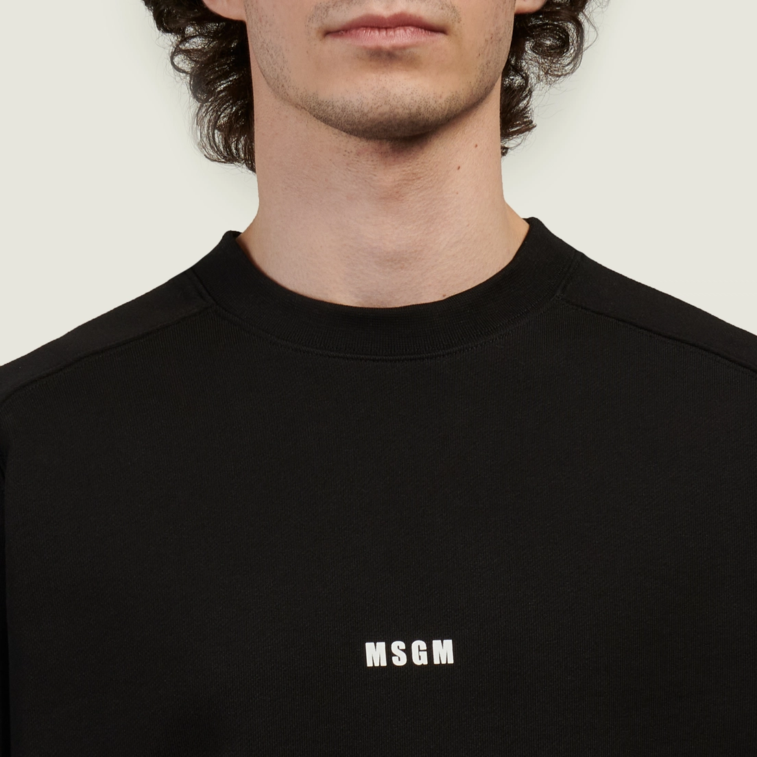 MSGM Мужская толстовка MSGM Micrologo Print
