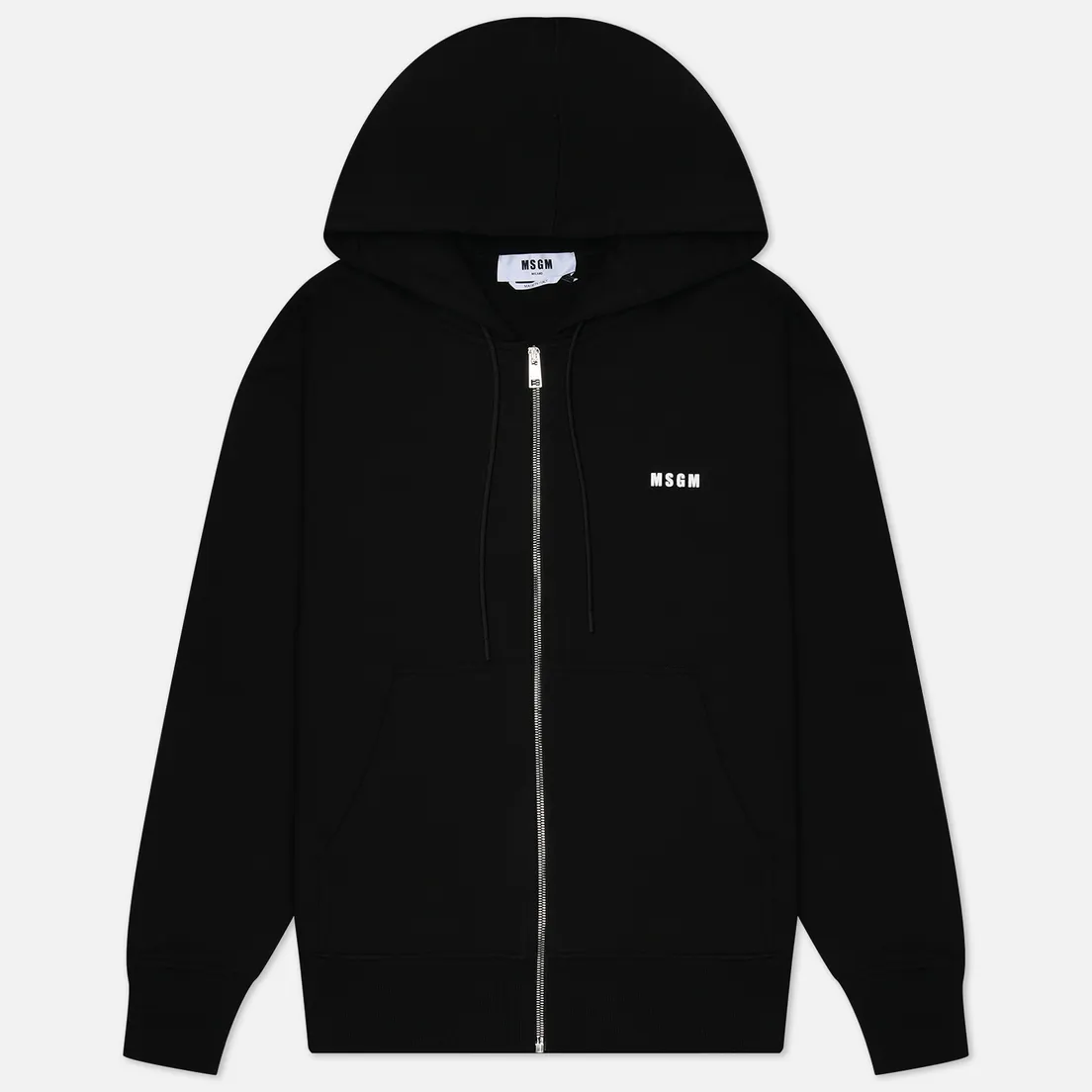MSGM Мужская толстовка Micrologo Full Zip Hoodie