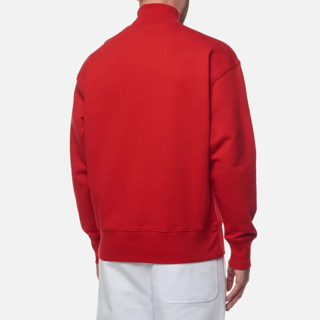 MSGM Мужская толстовка Micrologo Basic Unbrushed High Collar