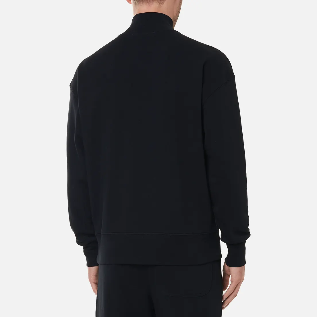 MSGM Мужская толстовка Micrologo Basic Unbrushed High Collar
