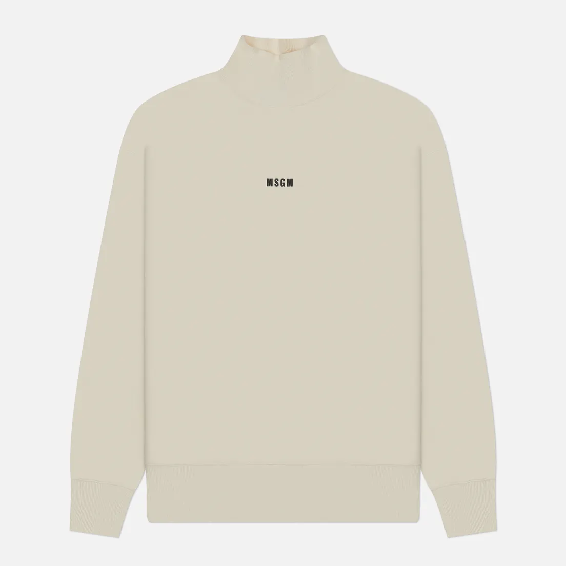 MSGM Мужская толстовка Brushed Printed Micrologo Turtle Neck