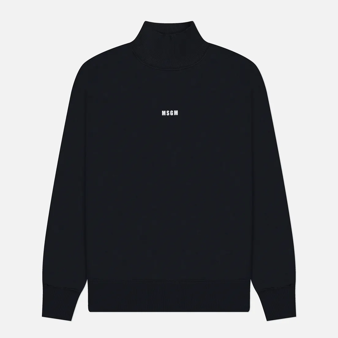 MSGM Мужская толстовка Brushed Printed Micrologo Turtle Neck