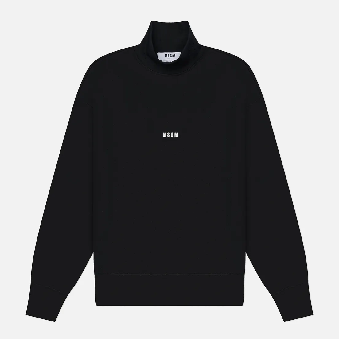 MSGM Мужская толстовка MSGM Micrologo Print Unbrushed