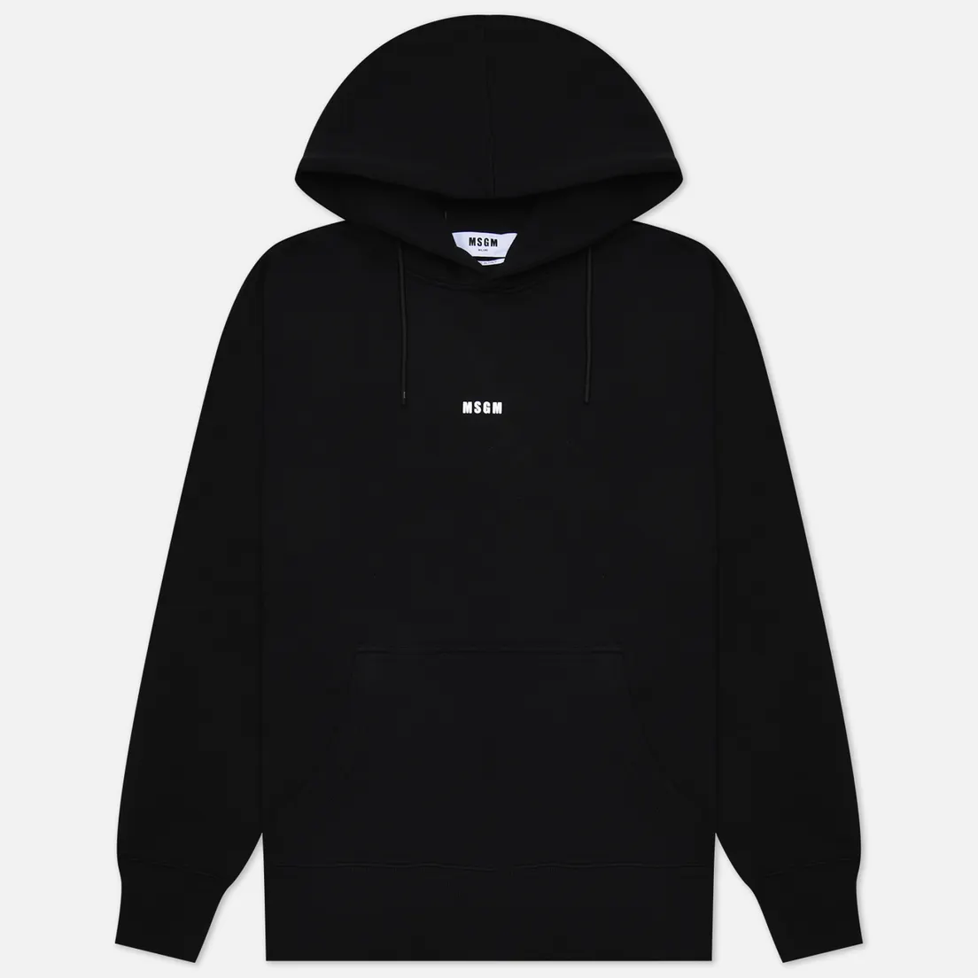 MSGM Мужская толстовка Micrologo Basic Unbrushed Hoodie