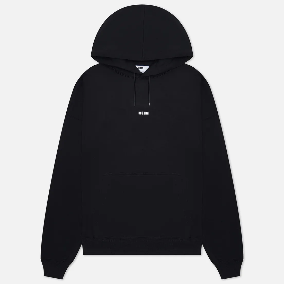 MSGM Мужская толстовка Micrologo Print Brushed Hoodie