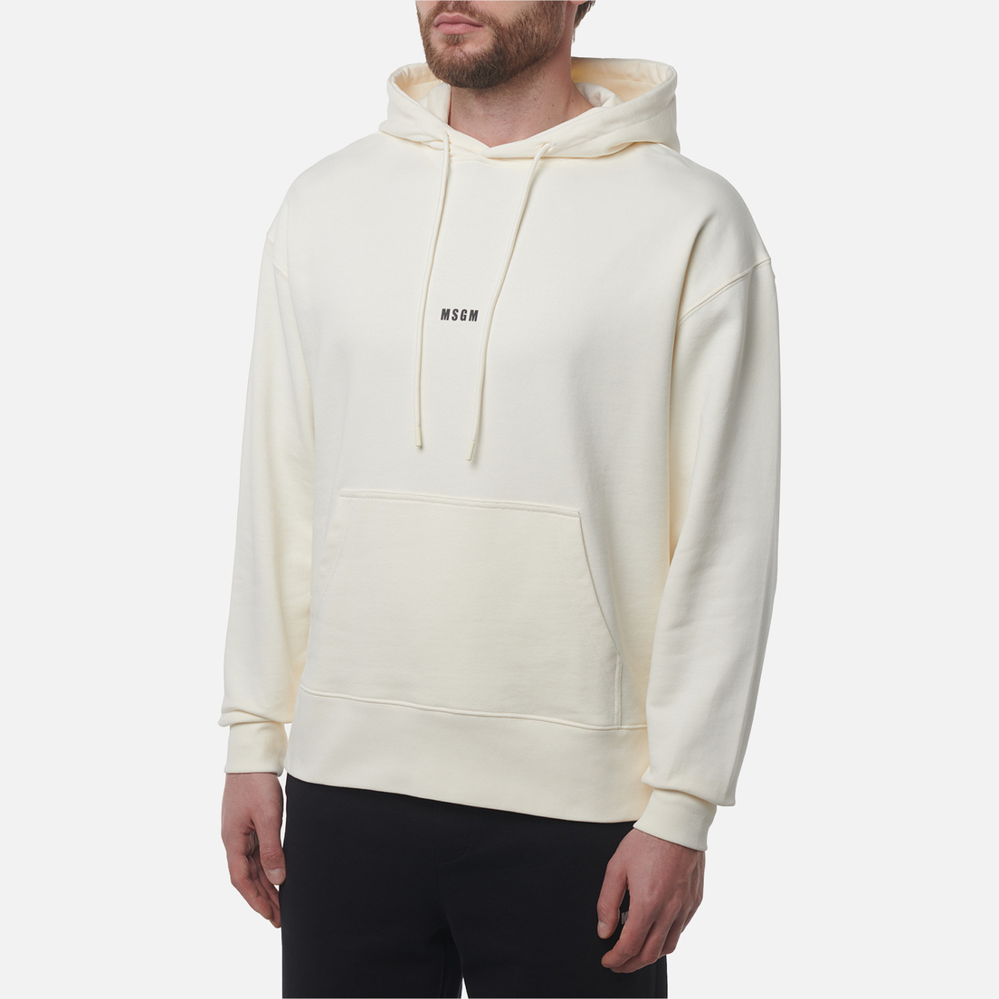 MSGM Мужская толстовка Micrologo Print MSGM