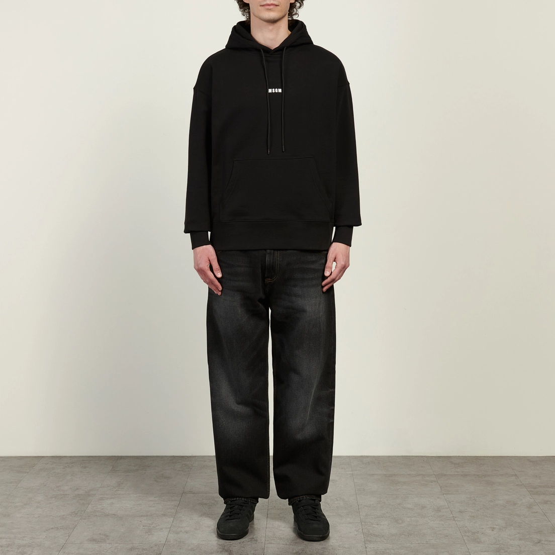 MSGM Мужская толстовка Micrologo Print MSGM