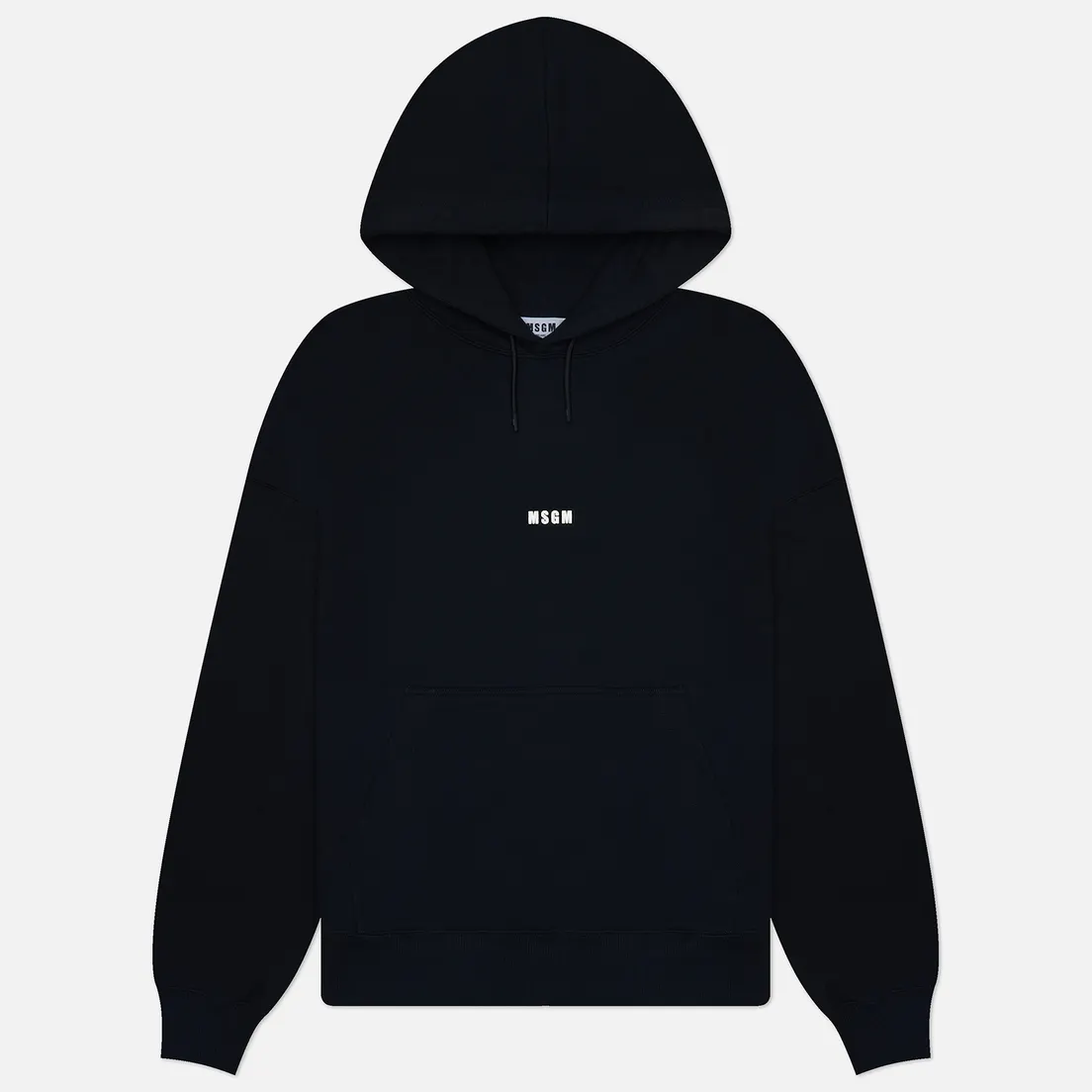 MSGM Мужская толстовка MSGM Micrologo Brushed Print Hoodie