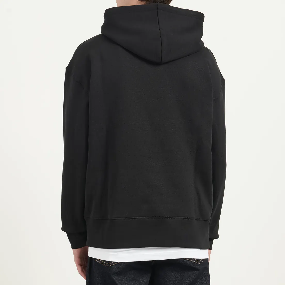 MSGM Мужская толстовка MSGM Micrologo Brushed Print Hoodie
