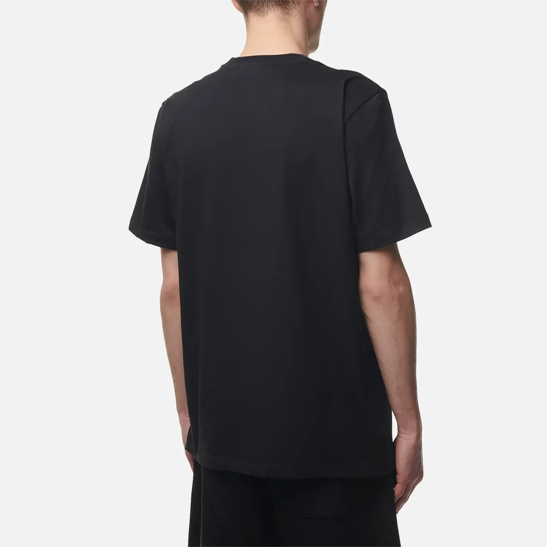 MSGM Мужская футболка Brush Stroke Logo Print