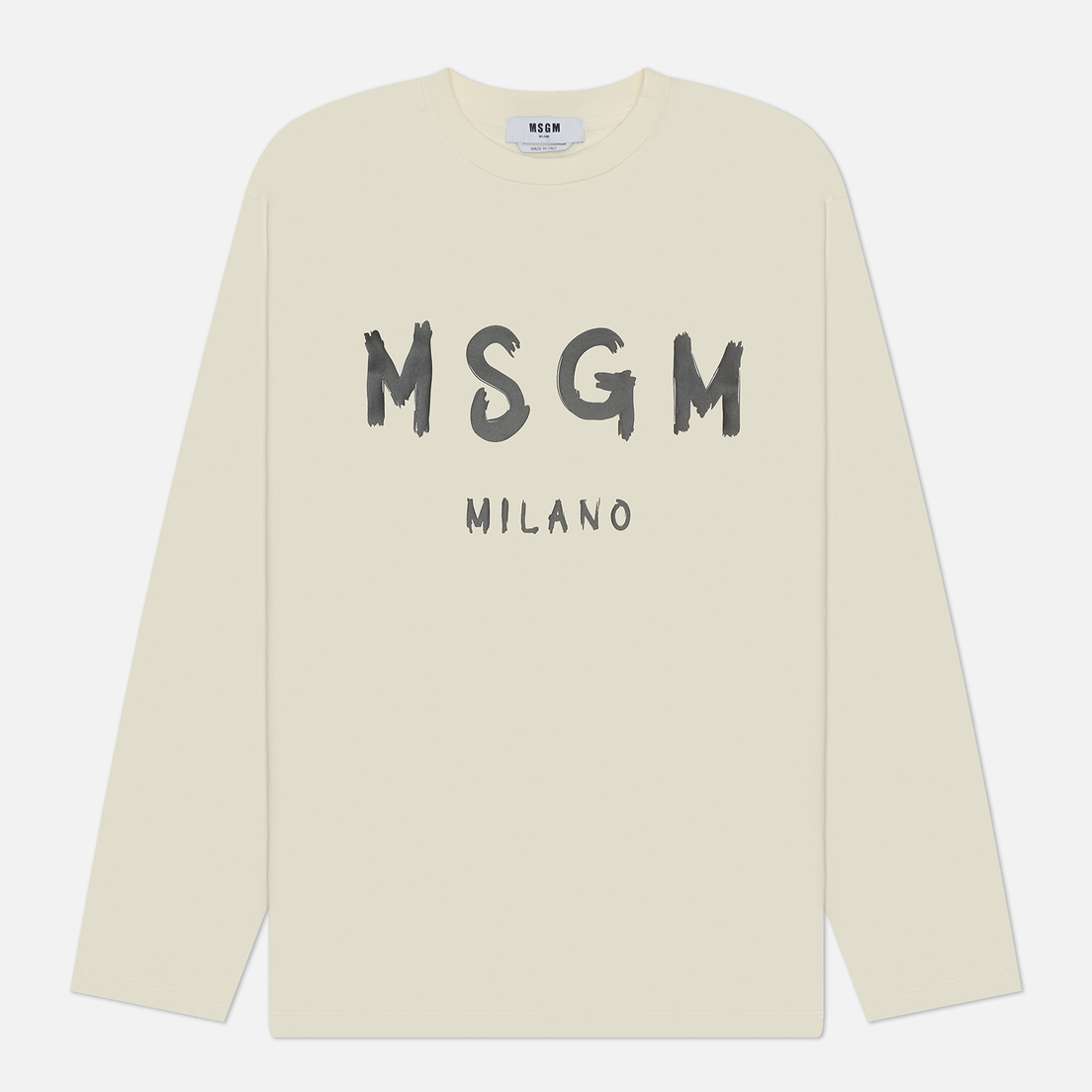 MSGM Мужской лонгслив MSGM Milano Logo