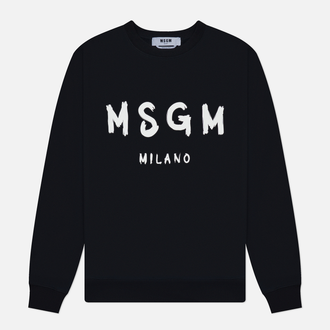 Мужская толстовка MSGM MSGM Brush Stroke Logo Print