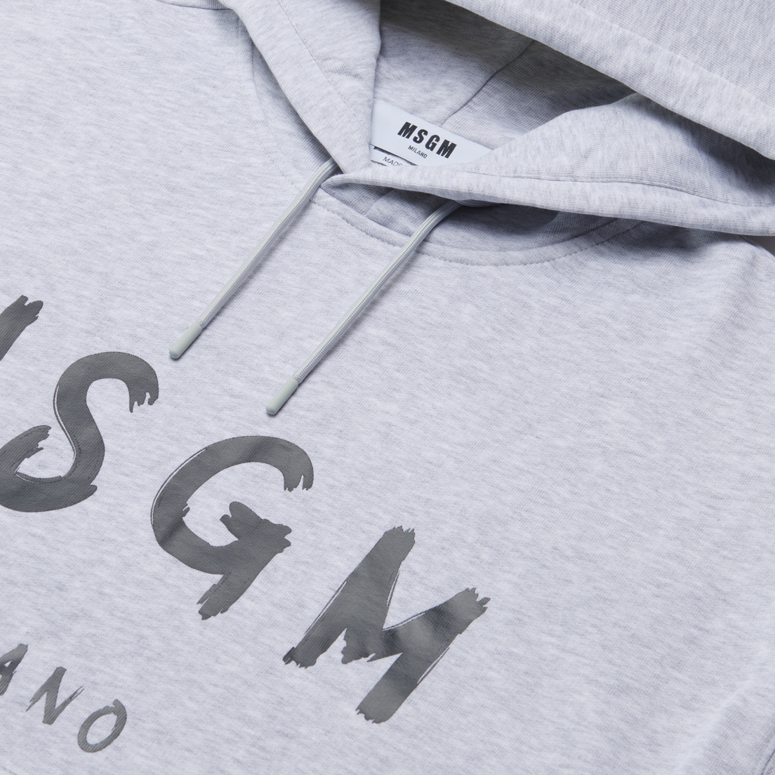 MSGM Мужская толстовка MSGM Milano Logo Unbrushed Hoodie