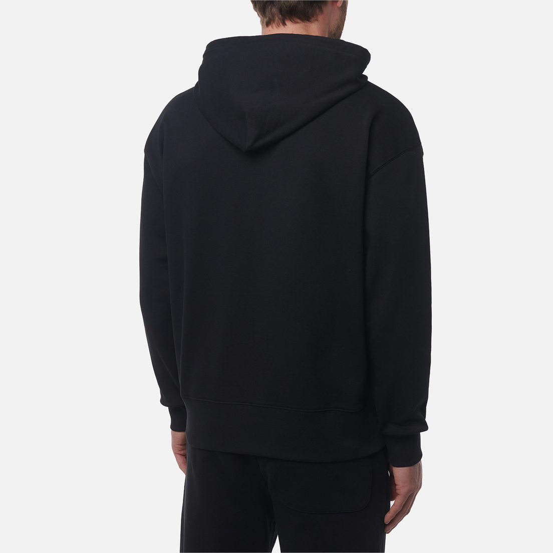 MSGM Мужская толстовка MSGM Brush Stroke Logo Print Hoodie