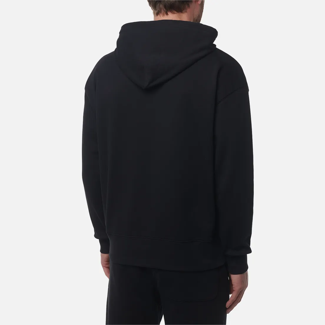 MSGM Мужская толстовка MSGM Brush Stroke Logo Print Hoodie