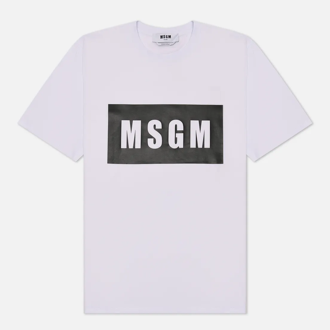 MSGM Мужская футболка Box Maxilogo
