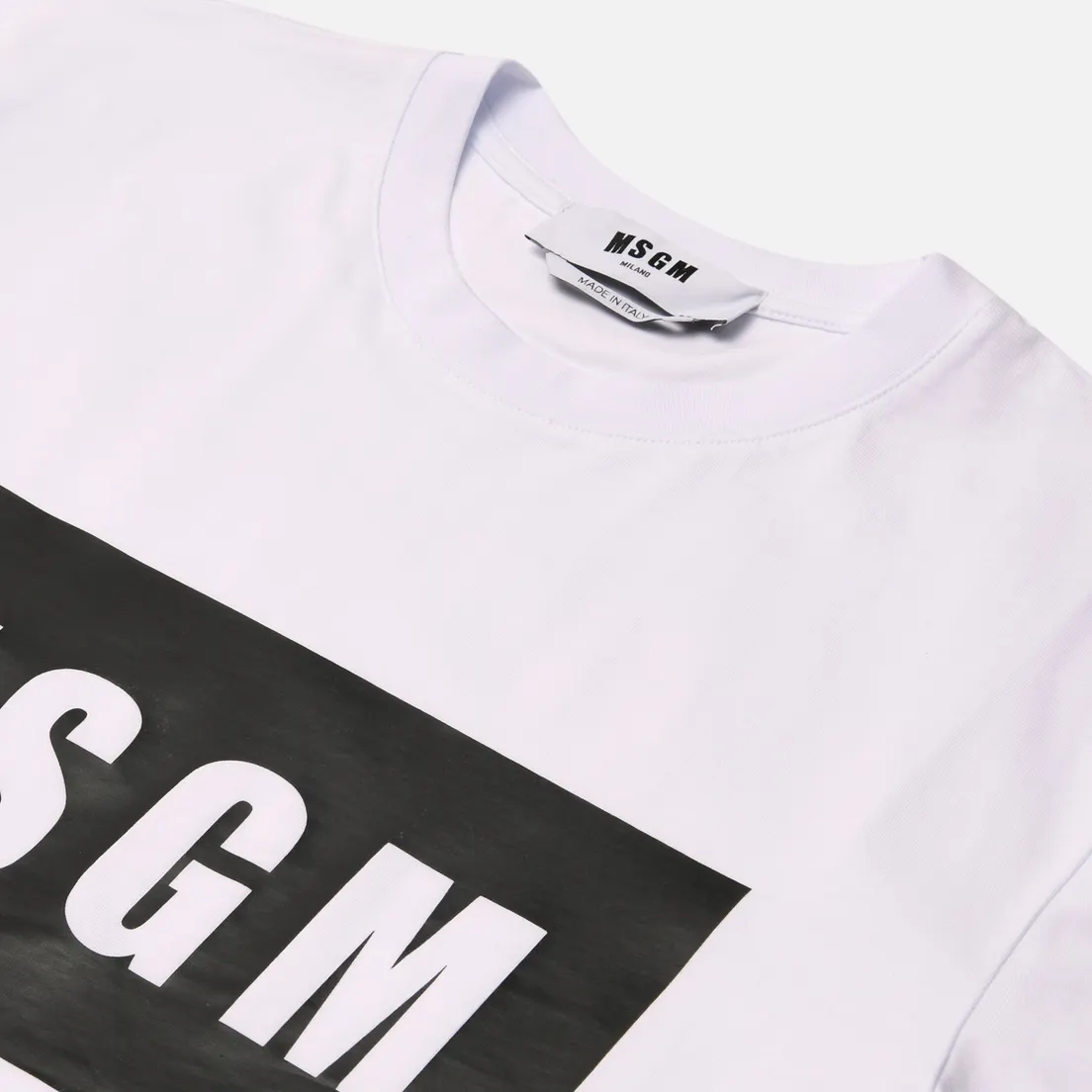 MSGM Мужская футболка Box Maxilogo