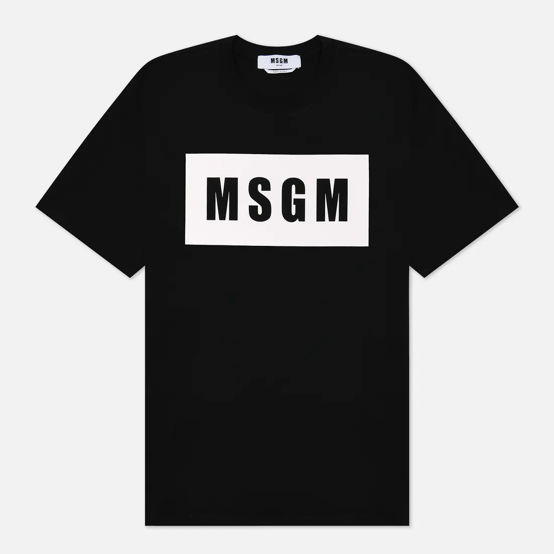 MSGM Мужская футболка Box Maxilogo