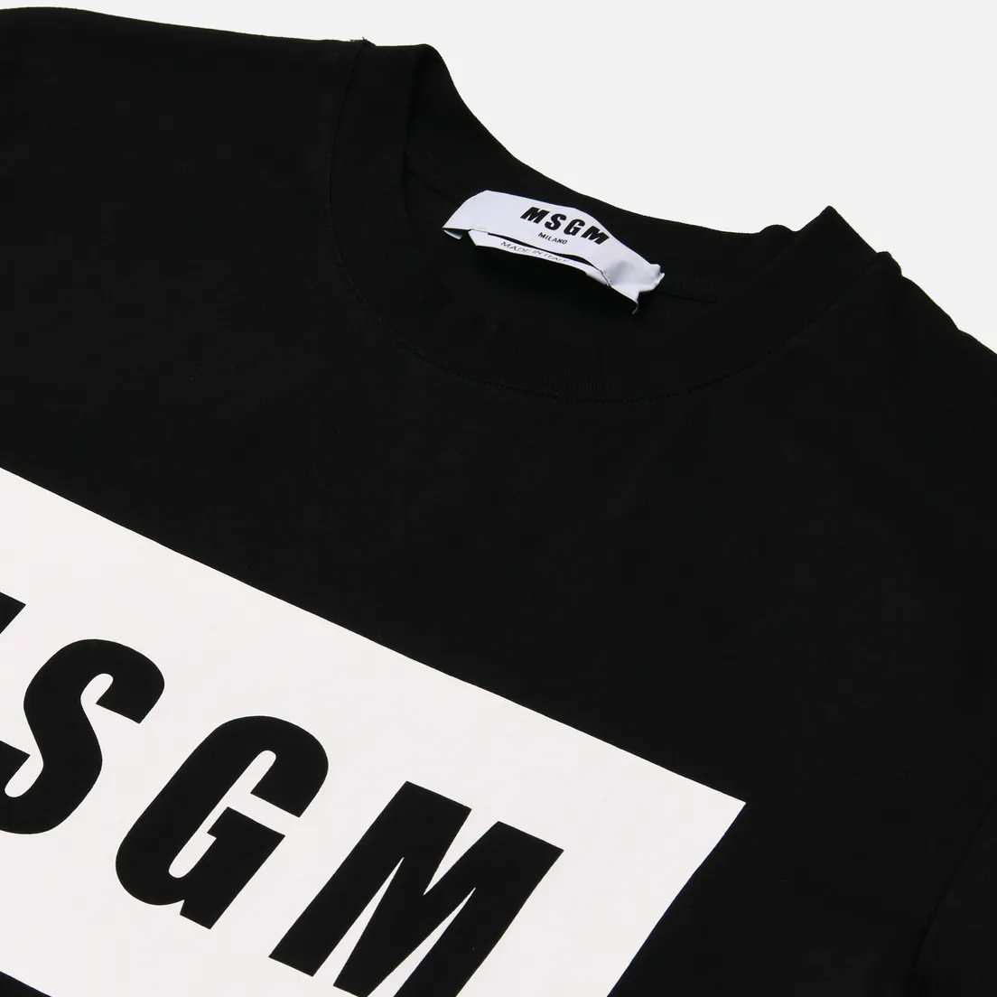 MSGM Мужская футболка Box Maxilogo