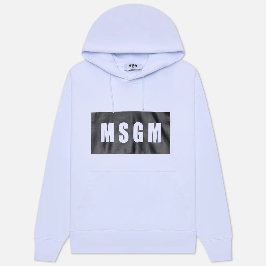 MSGM Мужская толстовка Box Maxilogo Unbrushed Hoodie
