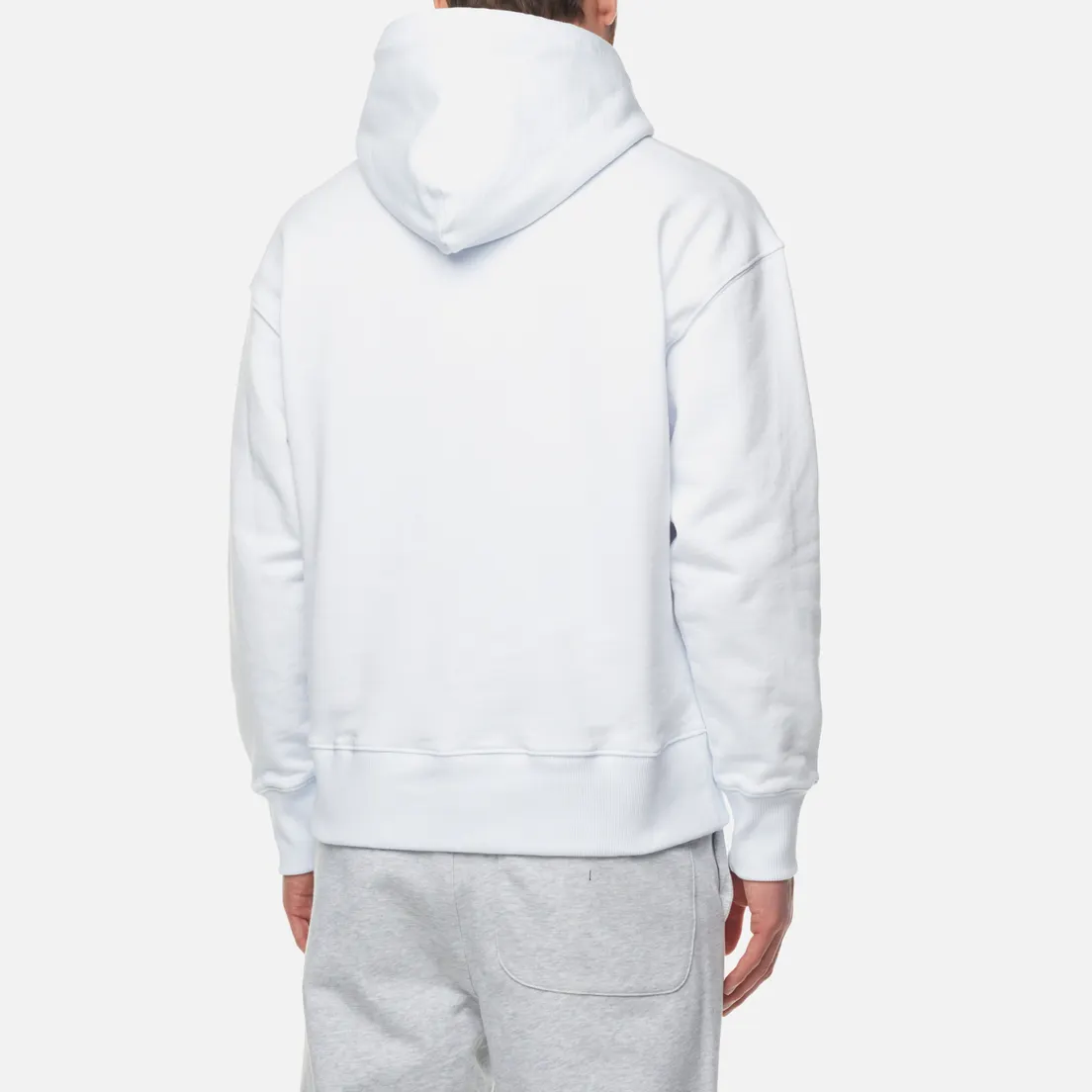 MSGM Мужская толстовка Box Maxilogo Unbrushed Hoodie