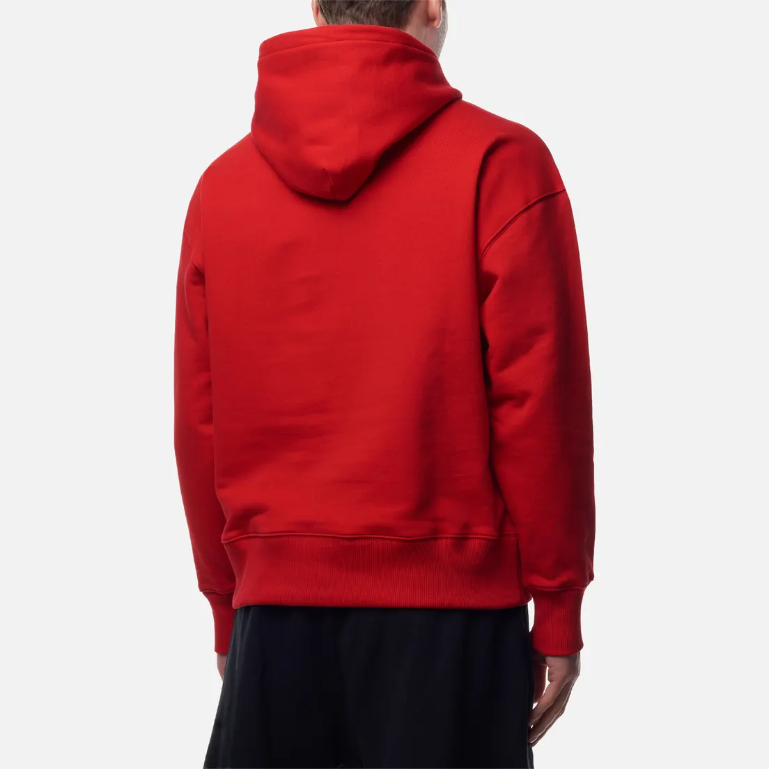 MSGM Мужская толстовка Box Maxilogo Unbrushed Hoodie
