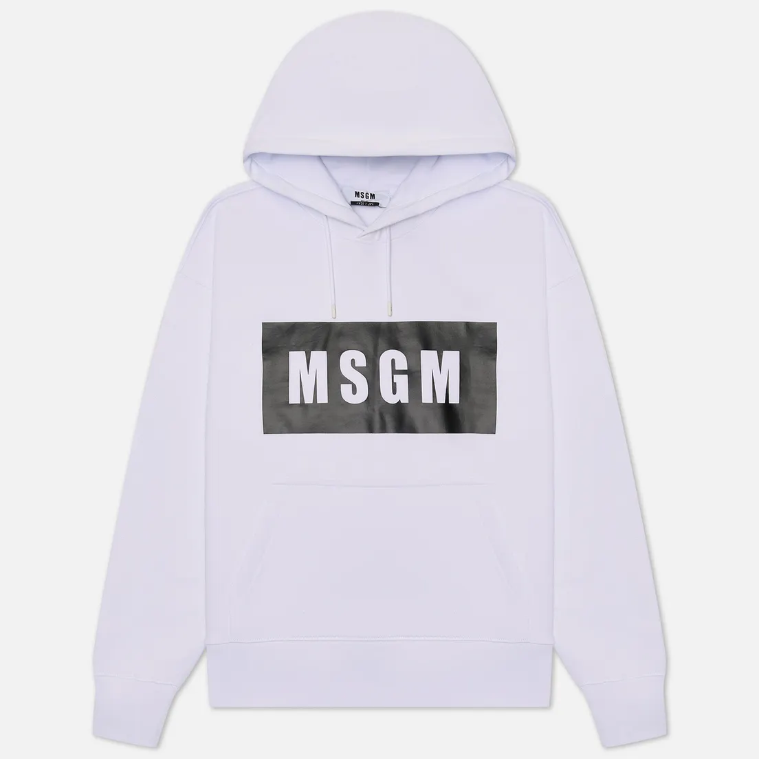 MSGM Мужская толстовка Box Maxilogo Brushed Hoodie