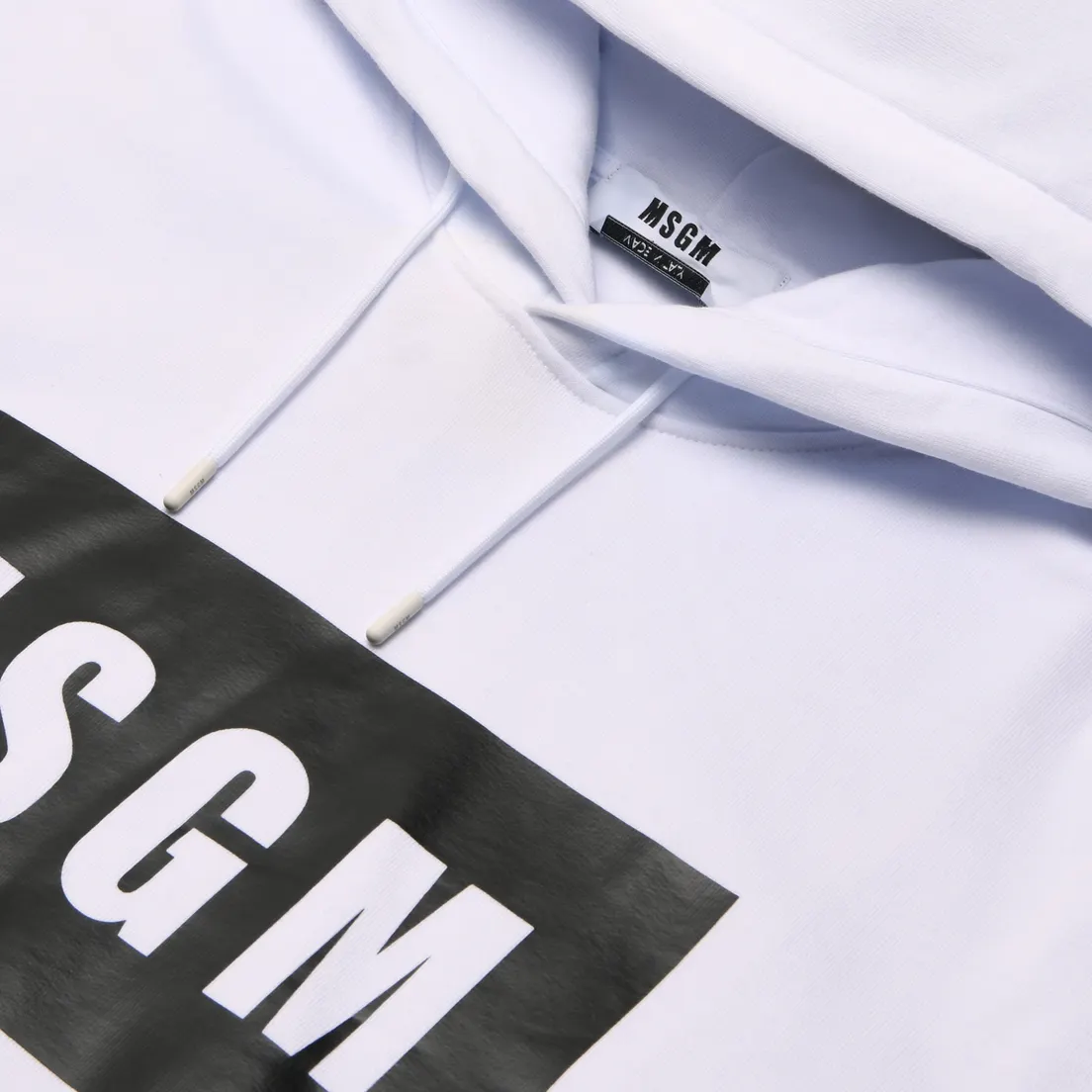 MSGM Мужская толстовка Box Maxilogo Brushed Hoodie