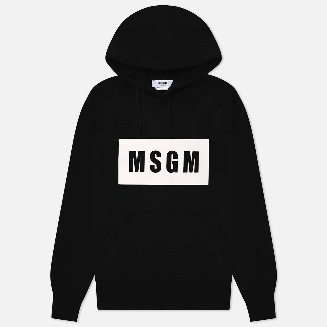 MSGM Мужская толстовка Box Maxilogo Brushed Hoodie