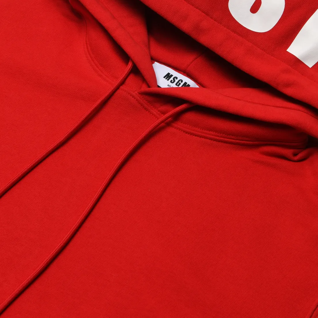 MSGM Мужская толстовка Oversized Maxilogo Unbrushed Hoodie