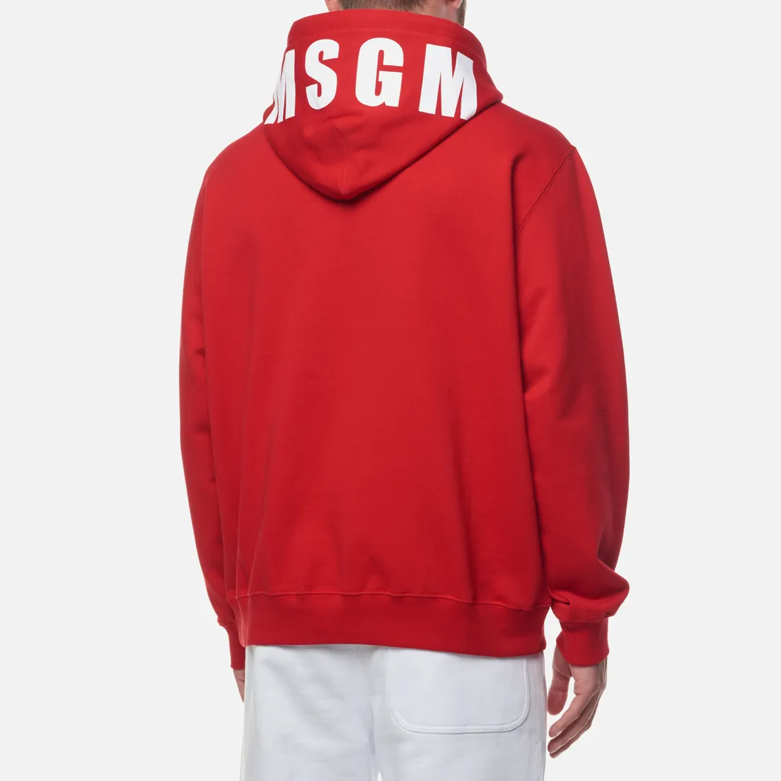 MSGM Мужская толстовка Oversized Maxilogo Unbrushed Hoodie