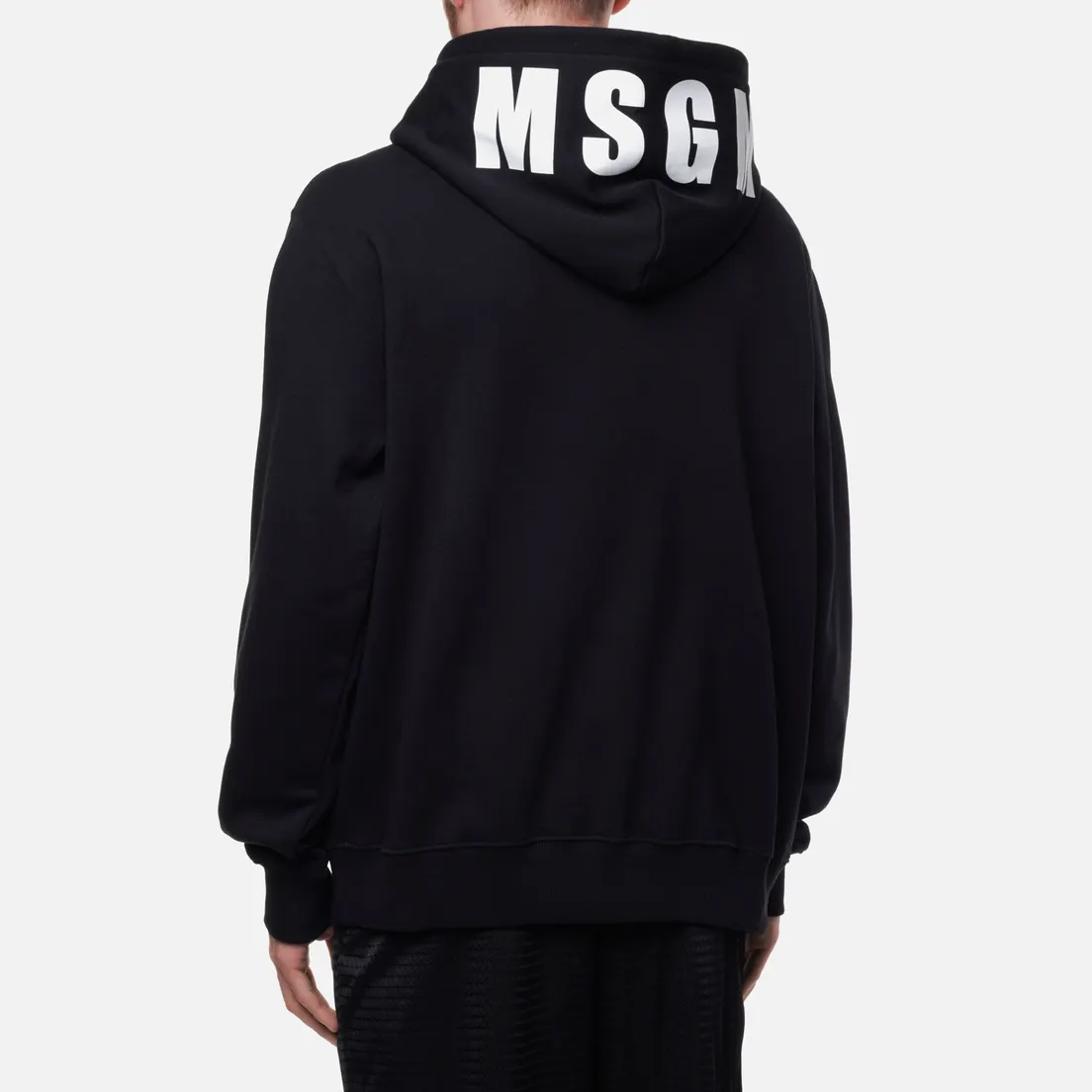 MSGM Мужская толстовка Oversized Maxilogo Unbrushed Hoodie