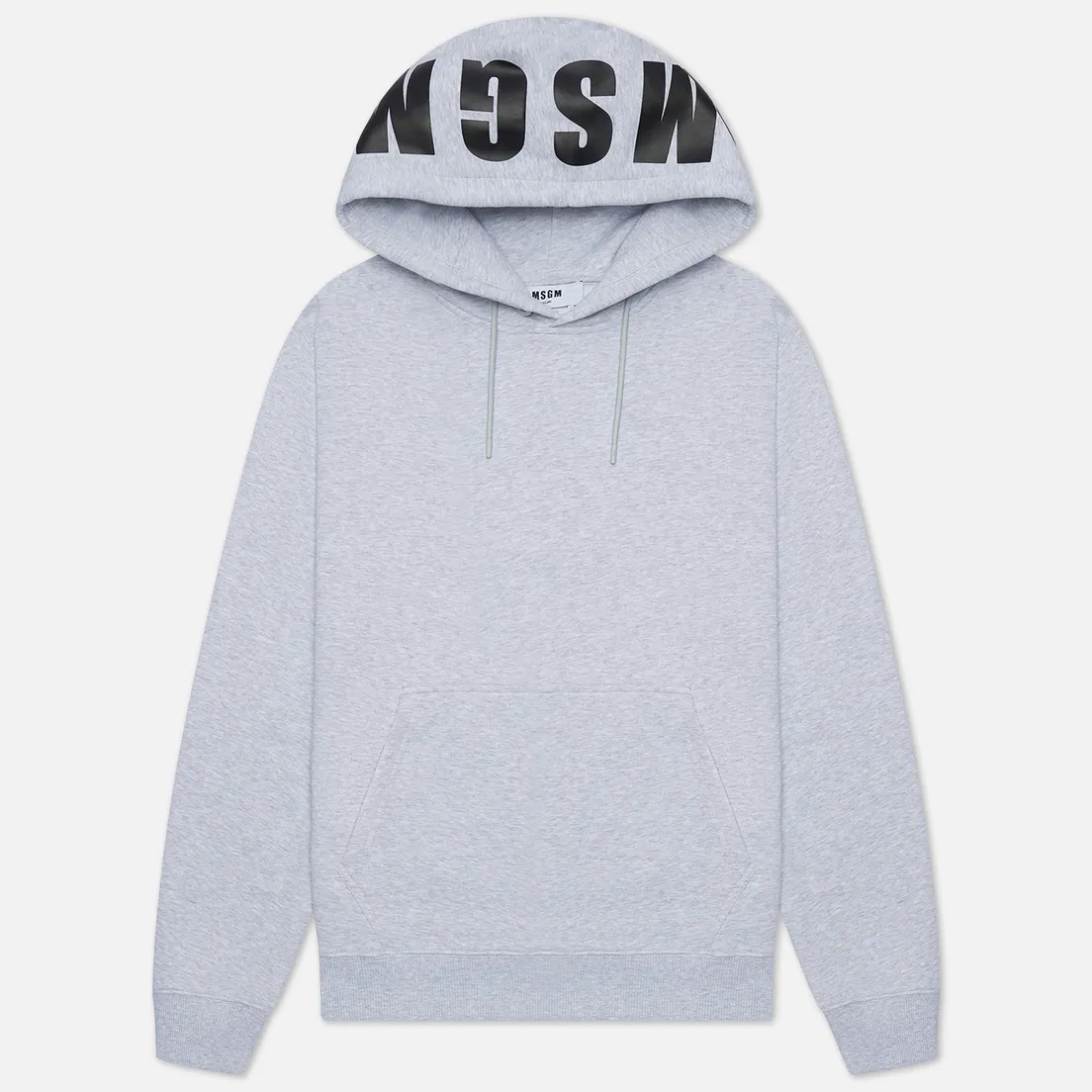 MSGM Мужская толстовка Oversized Maxilogo Unbrushed Hoodie