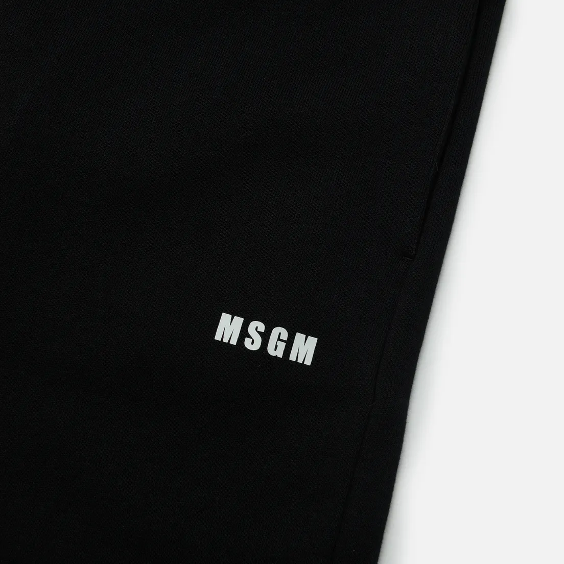 MSGM Мужские брюки Micrologo Basic Unbrushed
