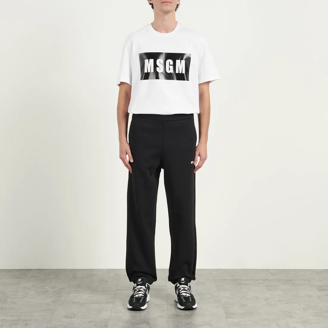 MSGM Мужские брюки MSGM Micrologo Print