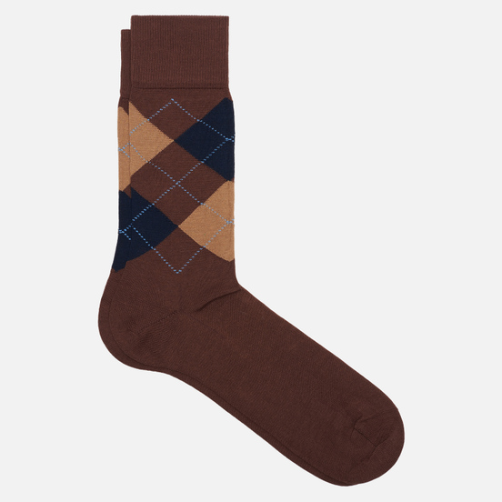 Носки Burlington Manchester Brown/Navy/Beige