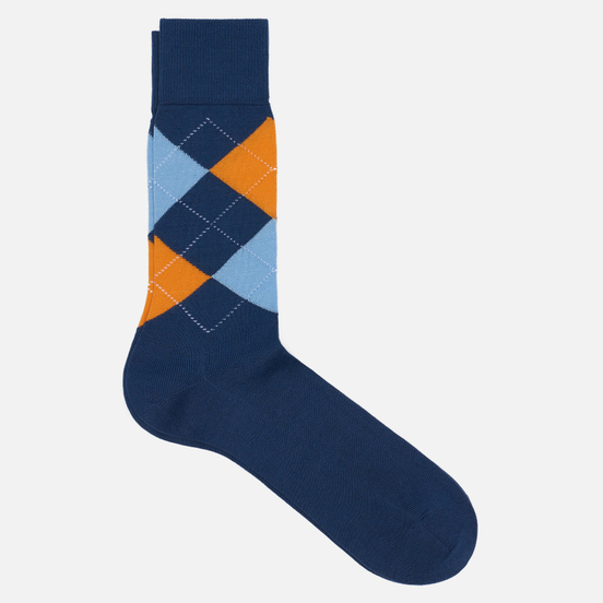 Носки Burlington Manchester Navy/Blue/Orange