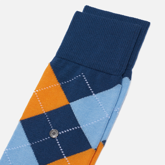 Носки Burlington Manchester Navy/Blue/Orange