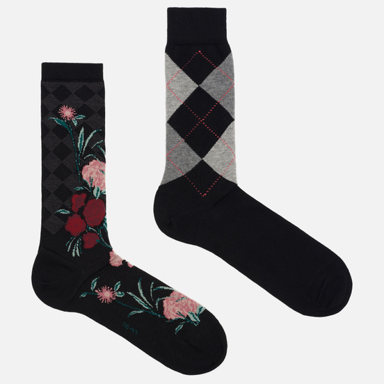Комплект носков Burlington 2-Pack Gift Black/Red