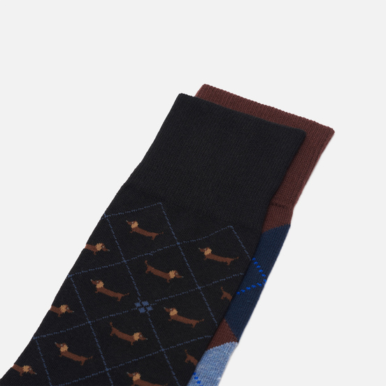 Комплект носков Burlington 2-Pack Gift Navy/Red