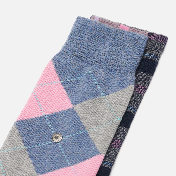 Комплект носков Burlington, цвет комбинированный, размер 36-41 20671-0010 Fashion 2-Pack - фото 2