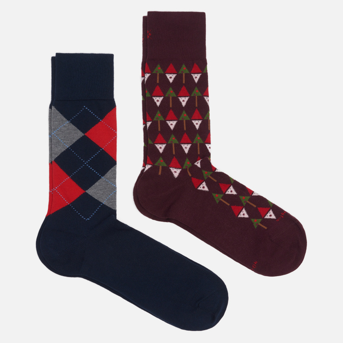 Комплект носков Burlington, цвет комбинированный, размер 40-46