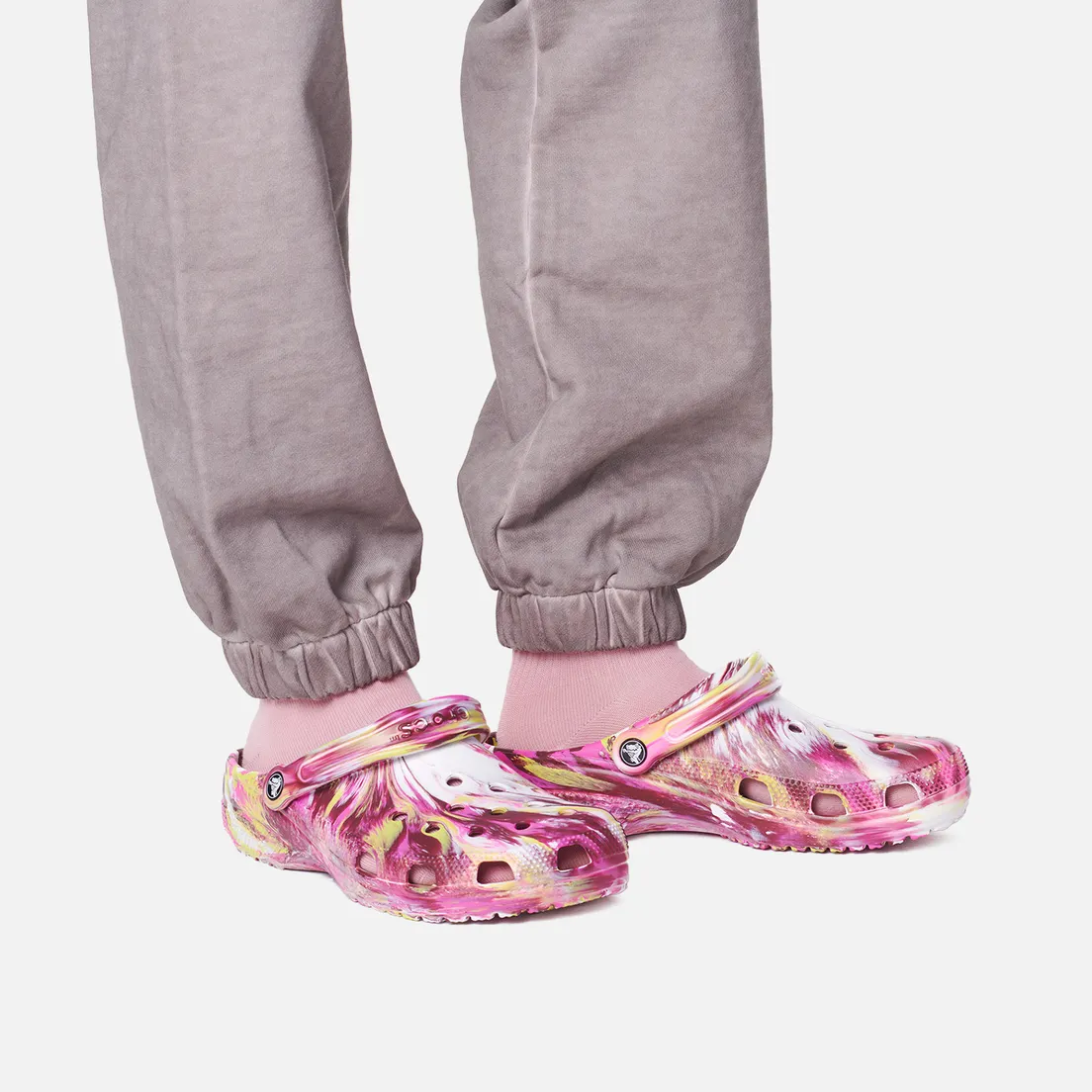 Crocs Мужские сандалии Classic Marbled Clog